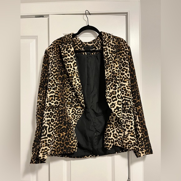 Large leopard blazer - Picture 2 of 4